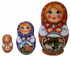 Магнит винтаж/Матрешки/100х55 мм/01/NN